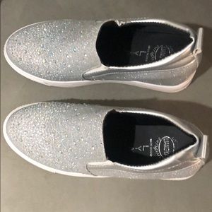Platform rhinestone sneaker brand new